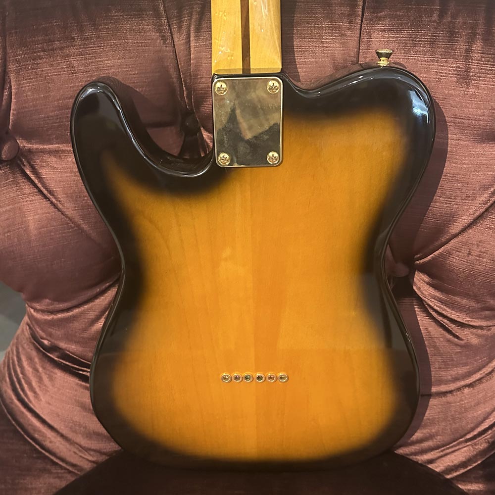 Custom T-Style Electric Guitar w/ Gold Foil Pickups - Fishman VT Piezo Bridge - Gig Bag (Pre-Owned)