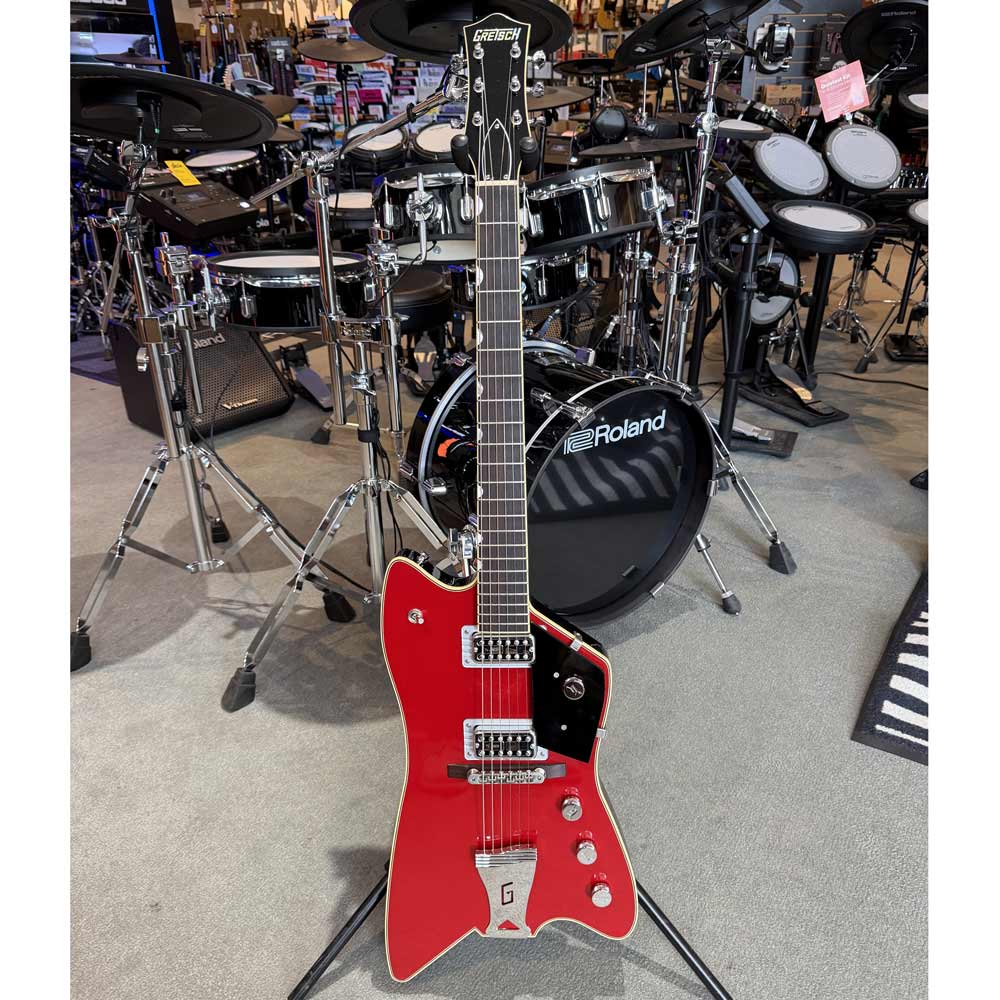 Gretsch G6199 Billy-Bo Jupiter Solid Body Electric Guitar w/ Case - Firebird Red (Pre-Owned)