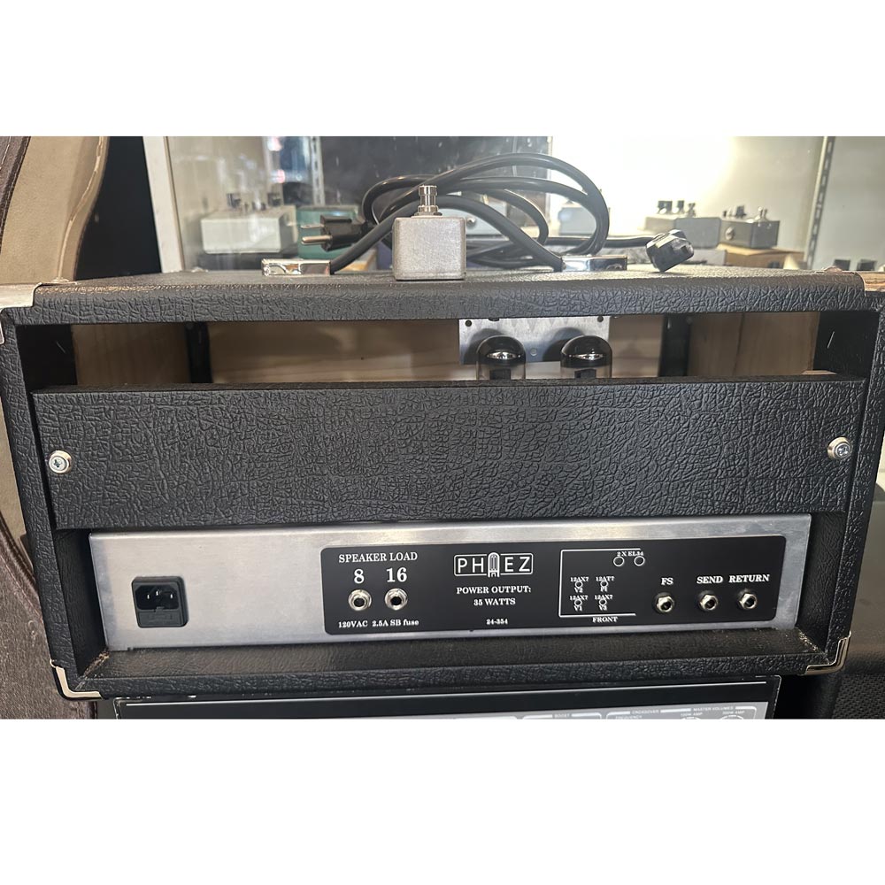 Phaez Atticus Custom Built 35W 2-Channel EL34 Tube Guitar Amp Head w/ Footswitch (Pre-Owned) - Bananas at Large®