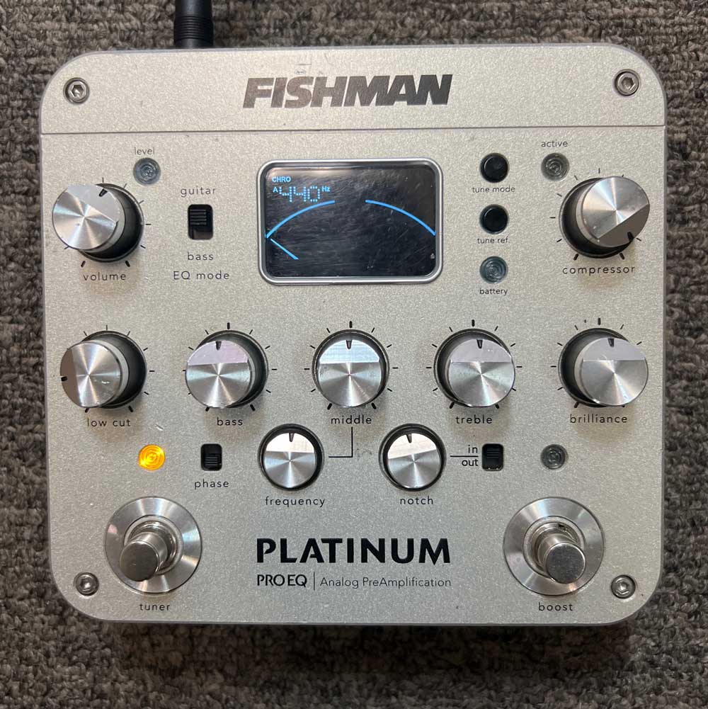 Fishman Platinum Pro Analog Preamp/EQ/DI Pedal (Pre-Owned)
