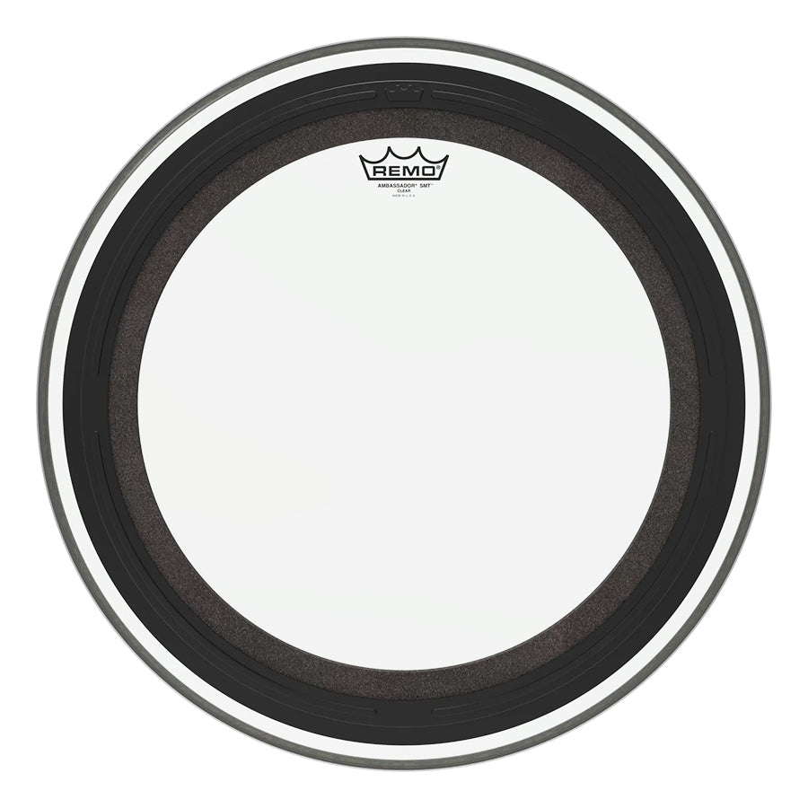 Remo BR-1322-00-SMT Ambassador SMT Clear Bass Drumhead - 22 in.
