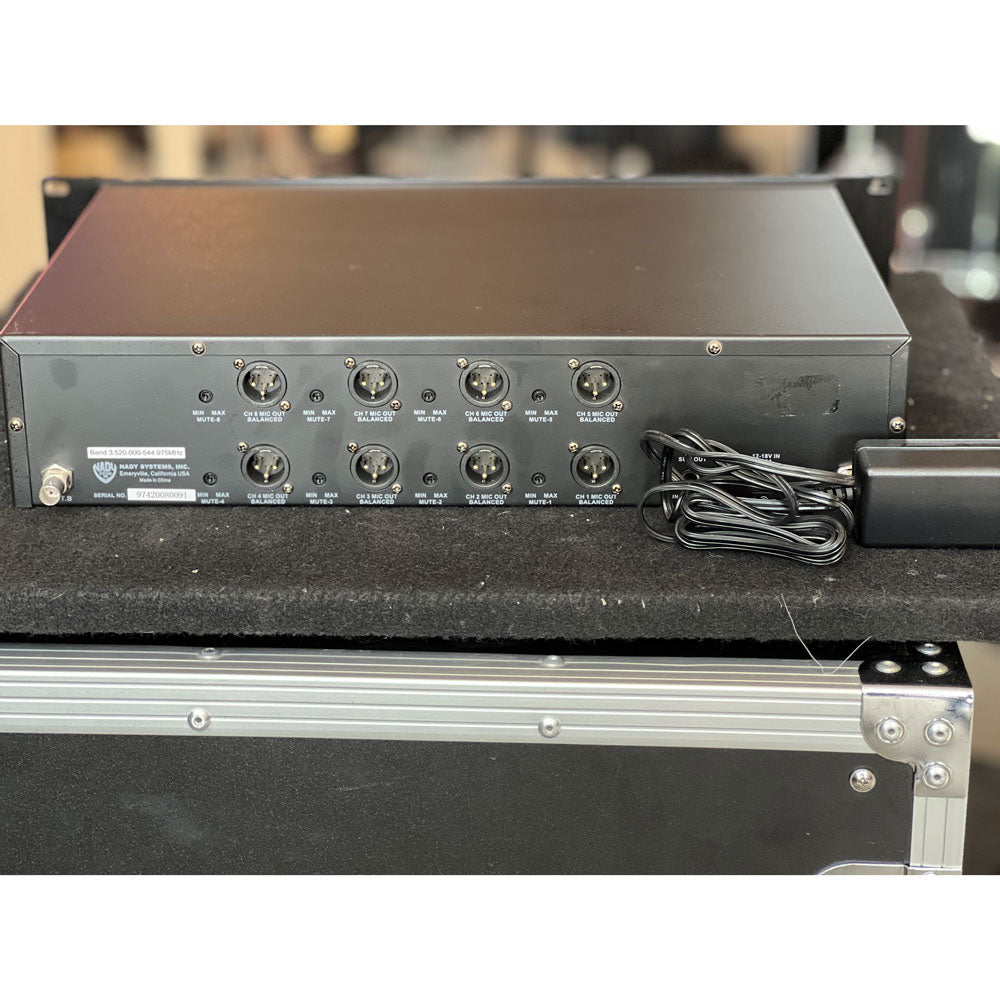 NADY 8W-1KU 8 Channel UHF Wireless Receiver Only (Pre-Owned - All Sales Final)