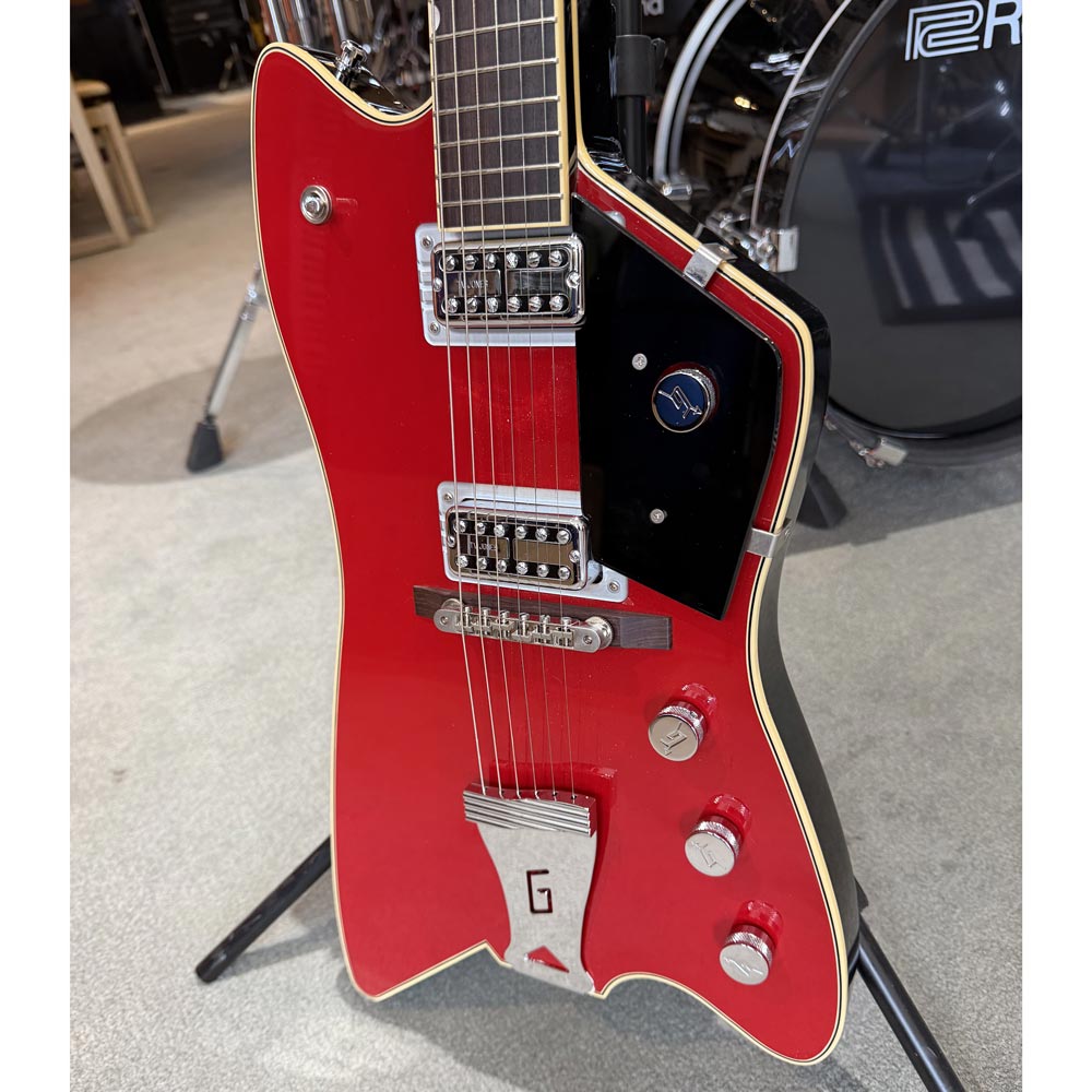 Gretsch G6199 Billy-Bo Jupiter Solid Body Electric Guitar w/ Case - Firebird Red (Pre-Owned)