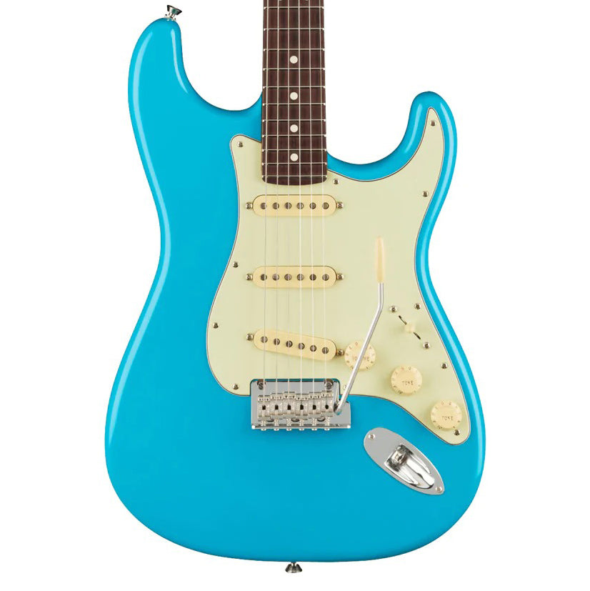 Fender American Professional II Stratocaster Electric Guitar - Rosewood Fingerboard - Miami Blue