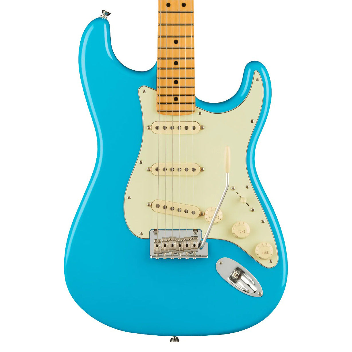 Fender American Professional II Stratocaster Electric Guitar - Maple Fingerboard - Miami Blue
