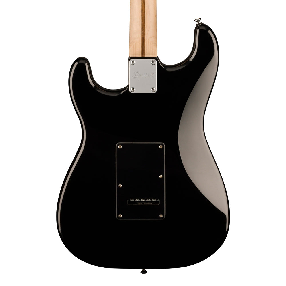 Squier Sonic Stratocaster HSS, Maple Fingerboard, Black Pickguard, Black