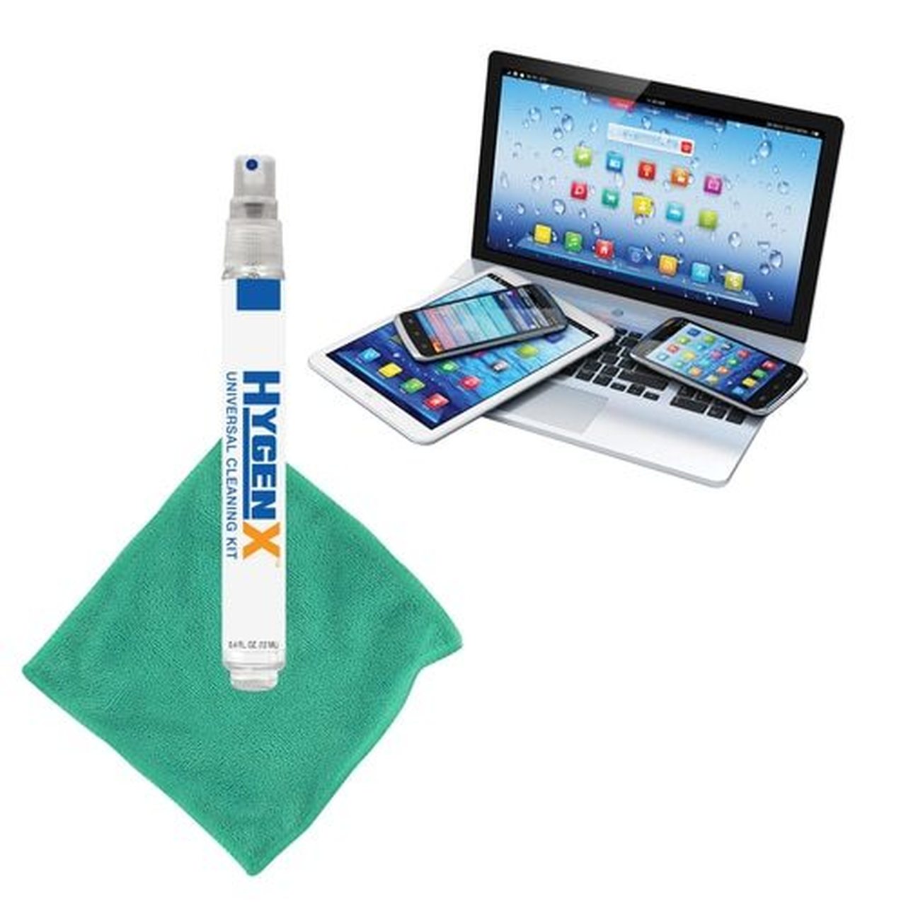 HamiltonBuhl HygenX Universal Cleaning Kit for Tablets, Laptops, Computers, Etc.