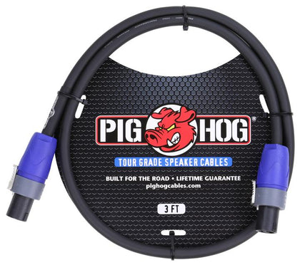 Pig Hog Speaker Cable Speakon to Speakon - 3 ft.