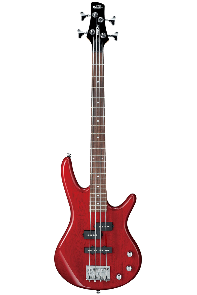 Ibanez GSRM20 Mikro 4-String Electric Bass - Transparent Red - Bananas at Large