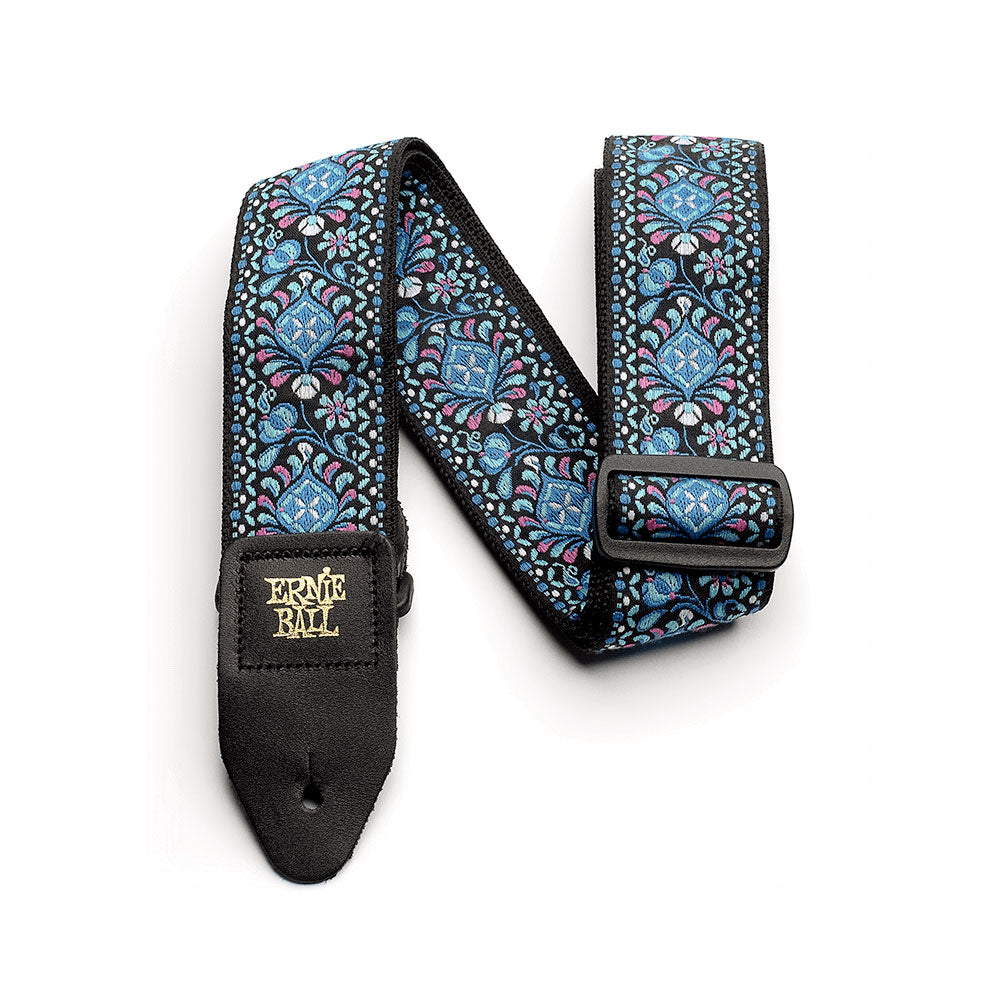 Ernie Ball P04097 Jacquard Design 2 in. Guitar Strap - Indigo Orchid - Bananas at Large®