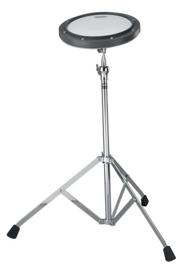 Remo 8 in. Gray Tunable Ambassador Coated Drumhead Practice Pad with Stand - Bananas at Large
