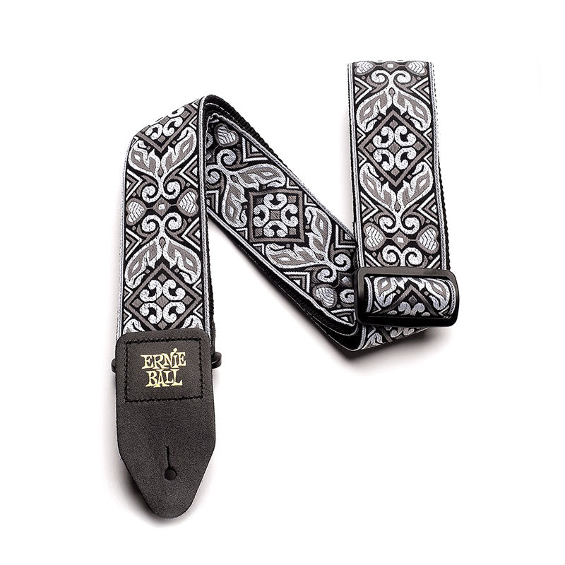 Ernie Ball P04166 Jacquard Design Polypro 2 in. Guitar Strap - Tribal Silver - Bananas at Large®