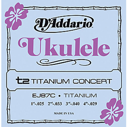 DAddario EJ87C Titanium Concert Ukulele Strings - Bananas At Large®