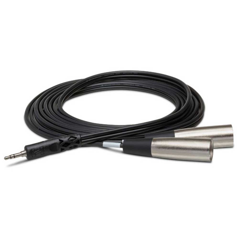 Hosa - CYX-402M - 2m Stereo Breakout Cable - 3.5mm TRS Male to Dual XLR Male