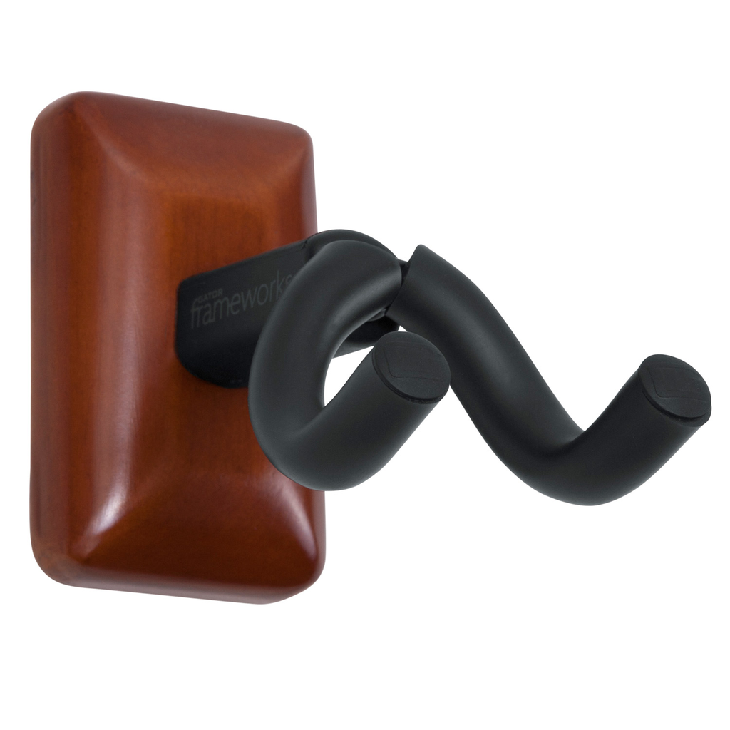 Gator Frameworks Mahogany Wall Mounted Ukulele/Mandolin Hanger - Bananas at Large®