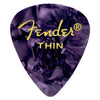Fender 12 Pack 351 Shape Thin Guitar Picks - Purple Moto