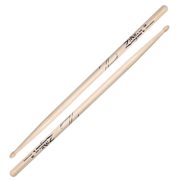 Zildjian 5A Hickory Series Wood Tip Drumsticks - Bananas at Large®