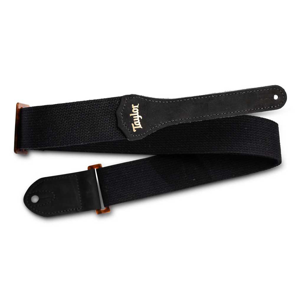 Taylor 4002-20 GS Mini Cotton 2 in. Guitar Strap - Black - Bananas at Large®