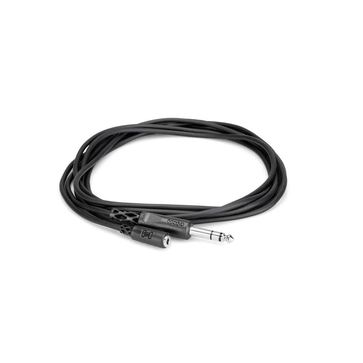 Hosa Headphone Adapter Extension Cable, 3.5mm TRS to 1/4in TRS, 25ft - Bananas at Large®