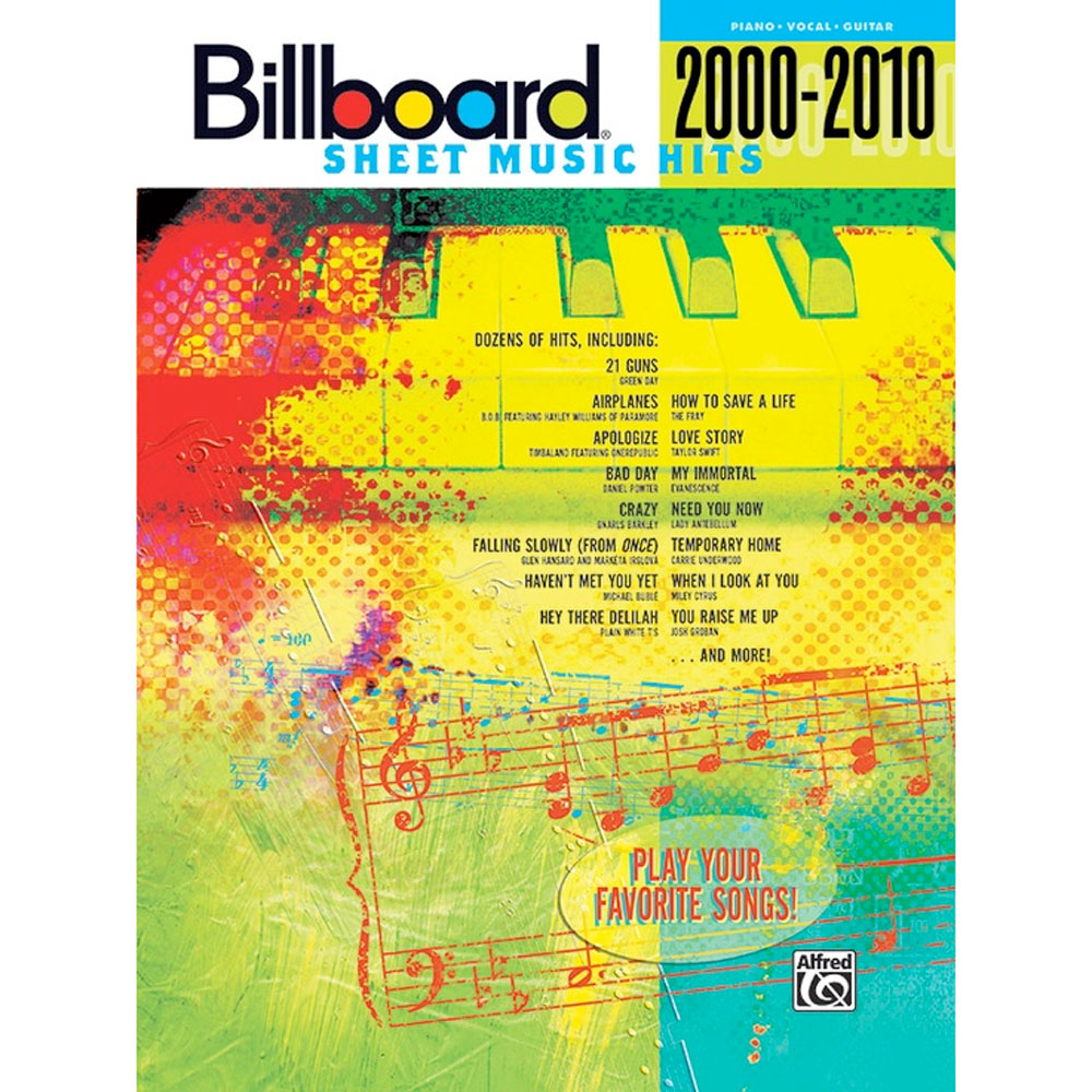 Alfred - 00-35002 - Billboard Sheet Music Hits 2000--2010