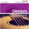 DAddario EJ38H Phosphor Bronze Acoustic Strings - High Strung Nashville Tuning 10-27 - Bananas at Large®