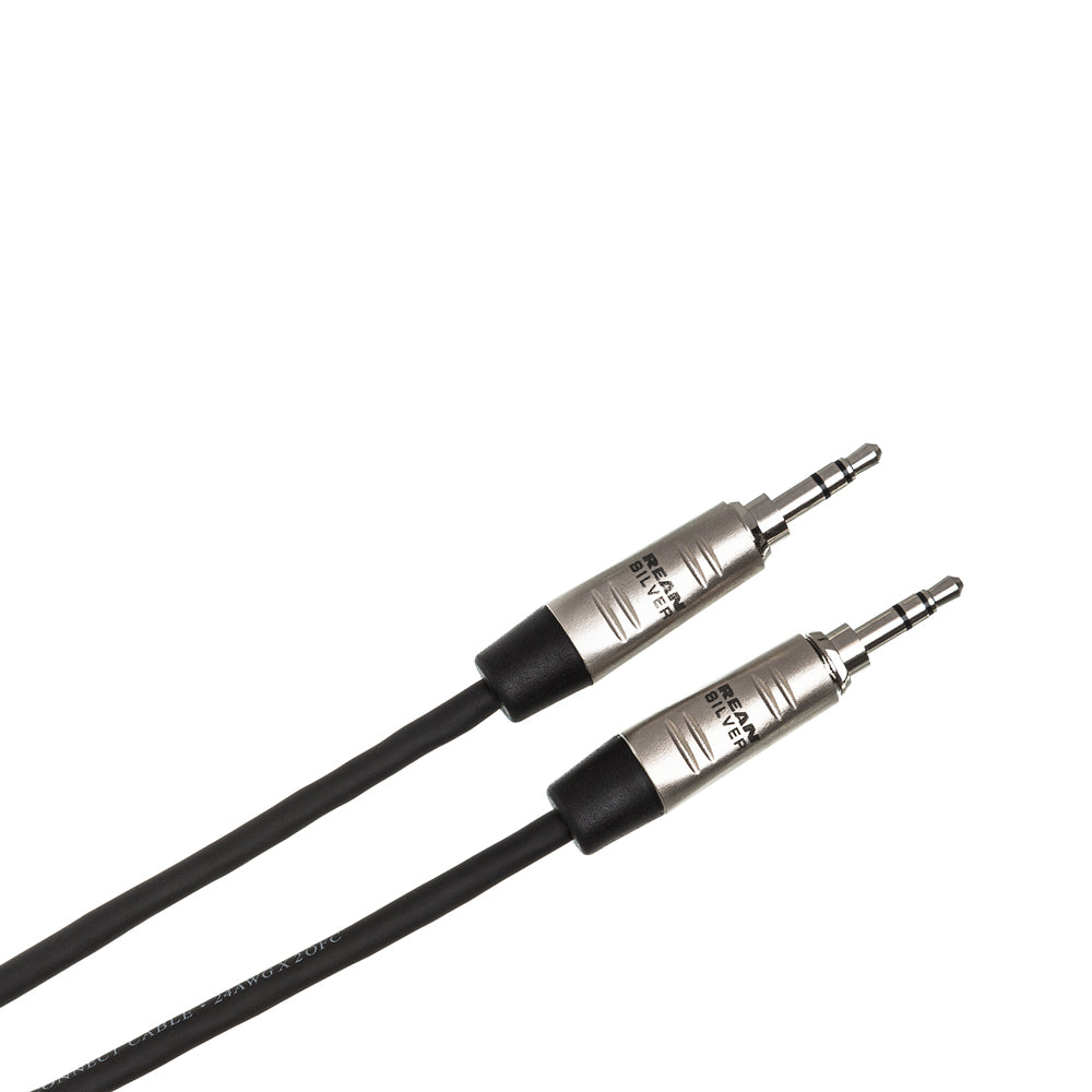 Hosa Pro Stereo Interconnect 15 ft. Cable, REAN 3.5 mm TRS to Same - Bananas at Large®