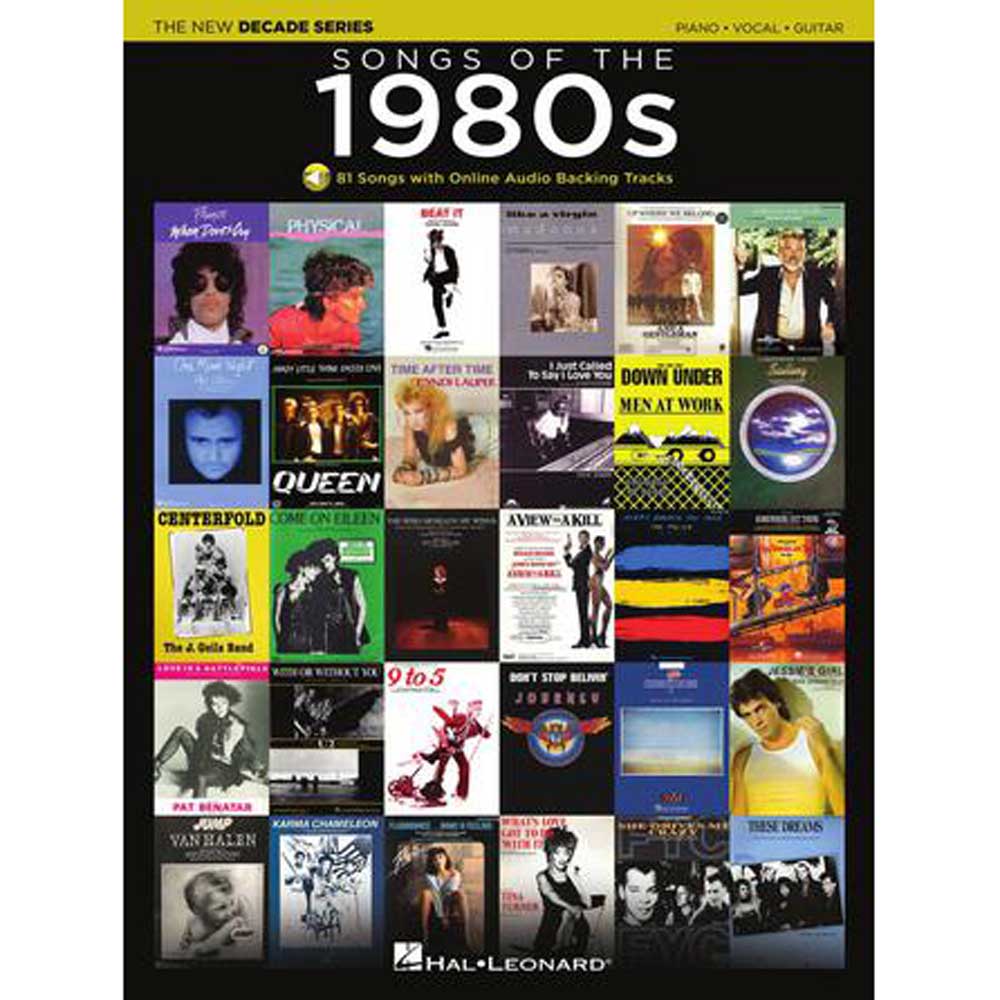 Hal Leonard - HL00137600 - Songs of the 1980s - The New Decade Series - Bananas at Large®