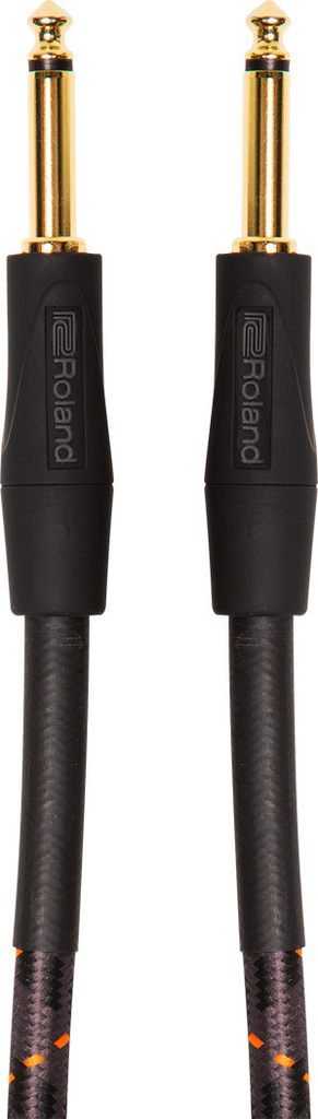 Roland RIC-G10 Gold Series 10ft Instrument Cable with Straight to Straight 1/4 in. Jack - Bananas at Large
