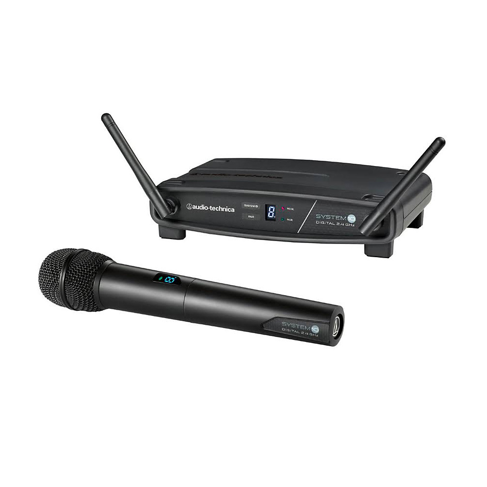 Audio Technica ATW-1102 System 10 Wireless Handheld Microphone System - Bananas At Large®