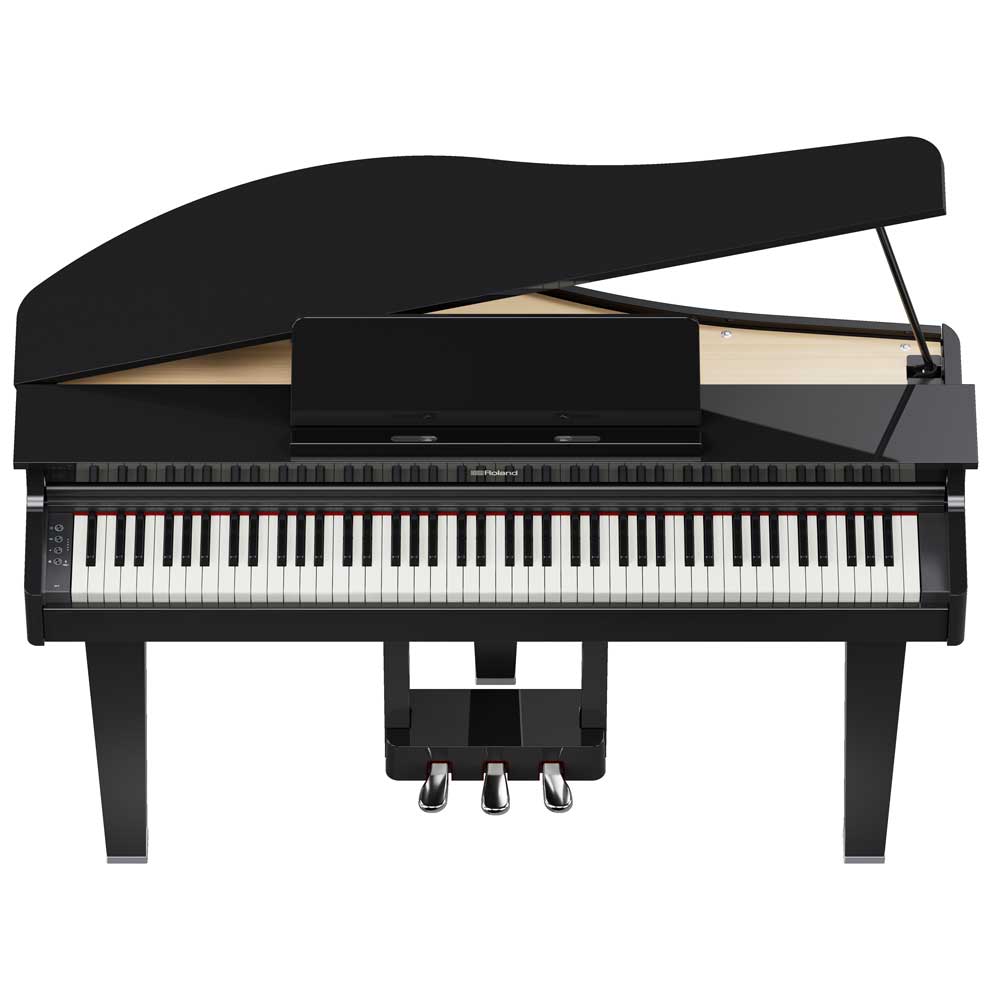 Roland GP-3-PE Compact Grand Digital Piano - Polished Ebony