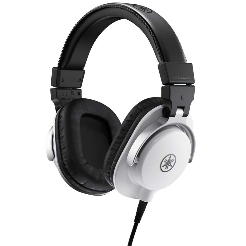 Yamaha HPH-MT5W Monitor Headphones - White - Bananas at Large®