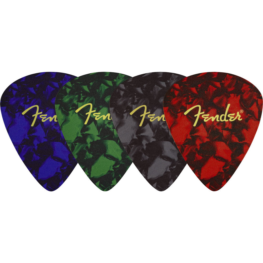 Fender Pick Shape Logo Coasters - 4-Pack - Multi-Color