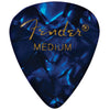 Fender 12 Pack 351 Shape Medium Guitar Picks - Blue Moto