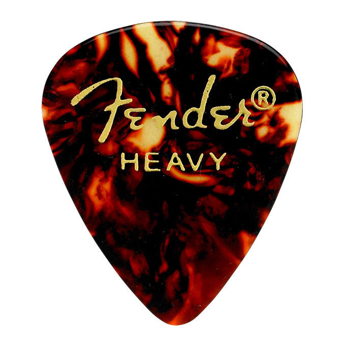 Fender 12 Pack 351 Shape Heavy Guitar Picks - Tortoise Shell - Bananas at Large®
