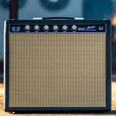 Rift Amplification PR18 18w 1x12” combo, choice of blackface or brownface circuits. Reverb and tremolo