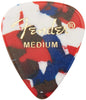 Fender 351 Shape 12 Pack Picks Medium - Classic Celluloid Confetti