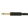 Fender Deluxe Series Straight to Straight Instrument Cable - Black Tweed - 15 ft.