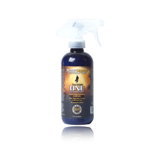 Music Nomad - MN150 - The Guitar ONE - All in 1 Cleaner/Polish/Wax - 12 oz Spray Bottle - Bananas at Large®