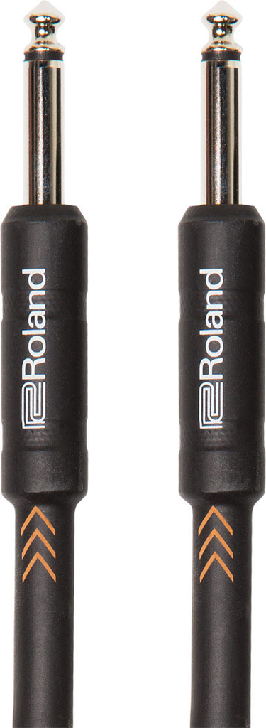 Roland RIC-B20 Black Series 20ft Instrument Cable with Straight 1/4 in. jack - Bananas at Large