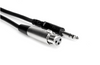 Hosa Balanced Interconnect Cable, 1/4 in. to XLR - 10 ft.