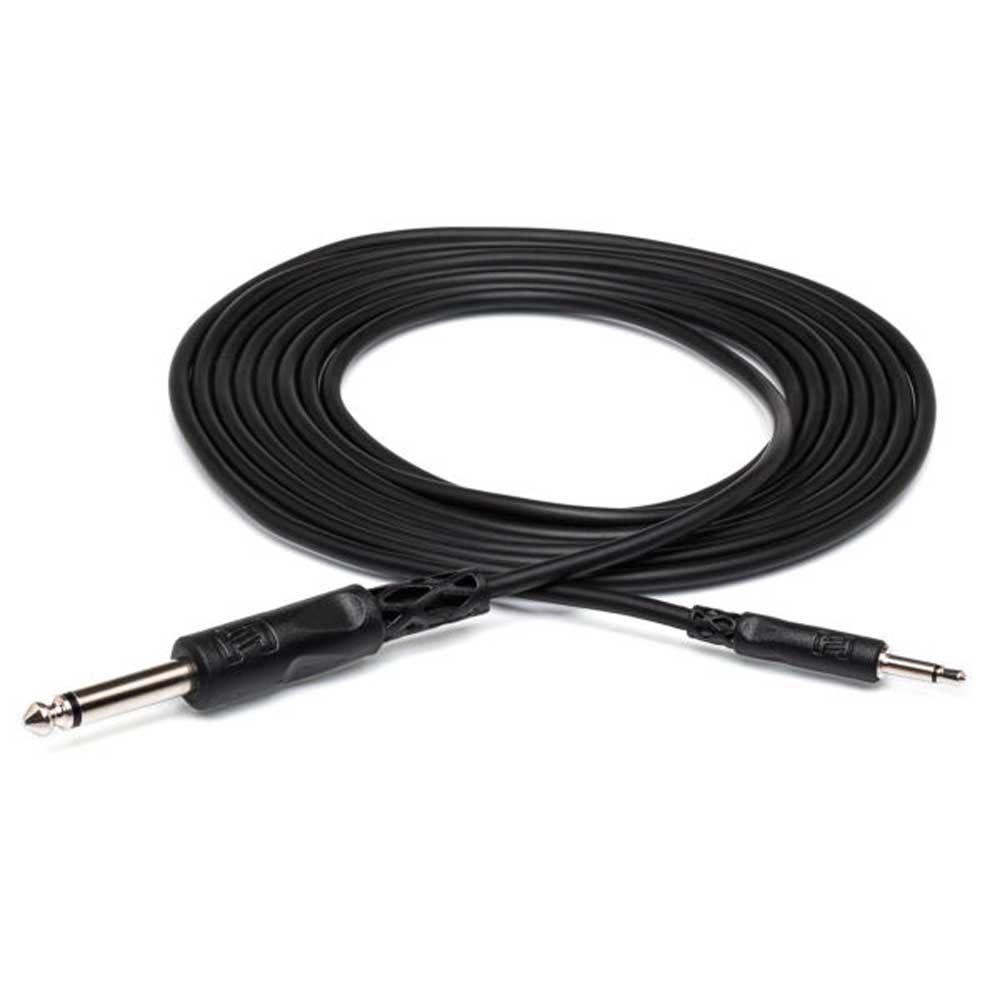 Hosa - CMP-305 - 5 ft Mono Interconnect Cable - 3.5mm TS Male to 1/4 in TS Male - Bananas at Large®