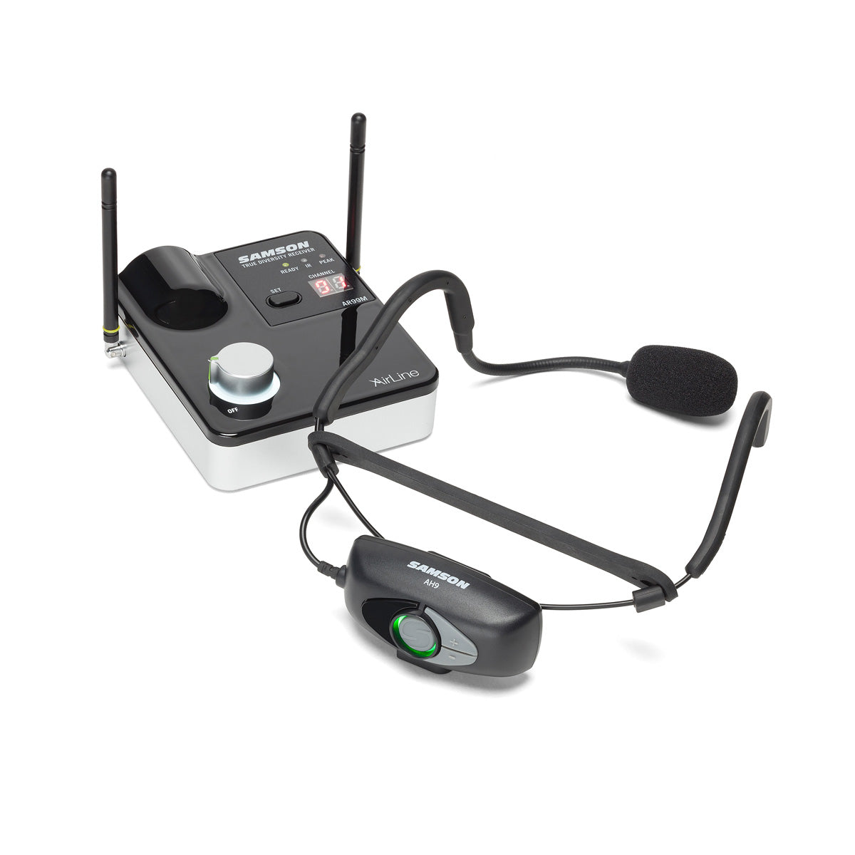 Samson AirLine 99m AH9 Fitness Headset - Micro UHF Wireless System (K-Band) - Bananas at Large®