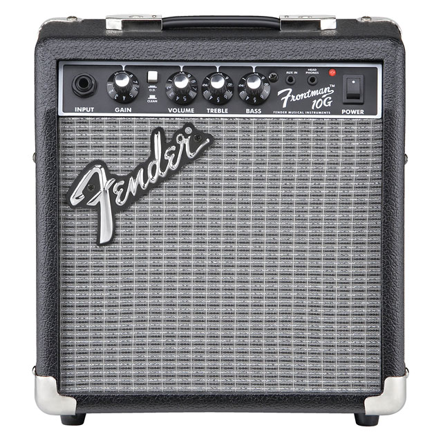 Fender Frontman 10G Guitar Combo Amp - Black and Silver - Bananas at Large®