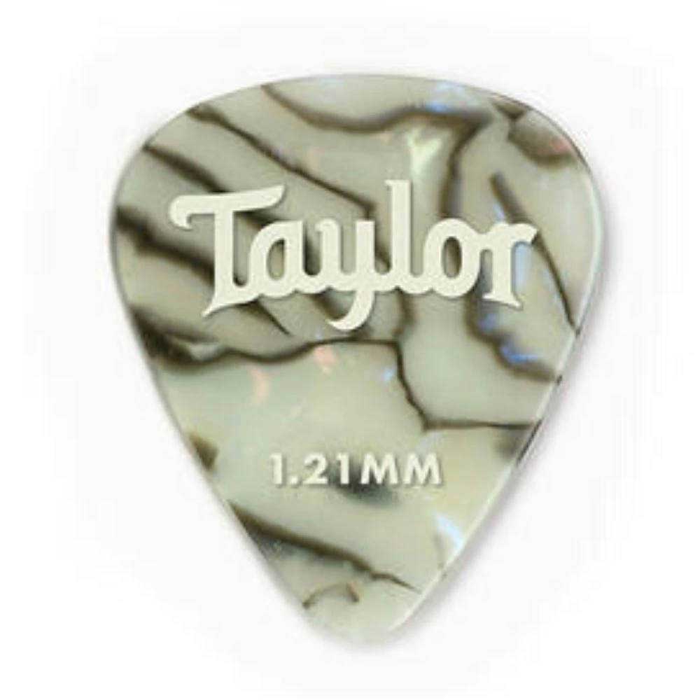 Taylor - 80737 - Celluloid Guitar Picks (12 Pack) - 351 Shape (1.21mm) - Abalone