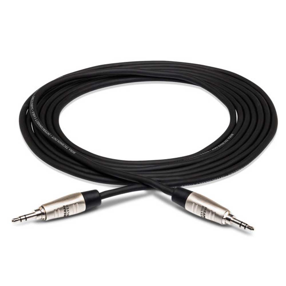 Hosa - HMM-003 - 3 ft Pro Stereo Interconnect Cable - REAN 3.5mm TRS Male to Same