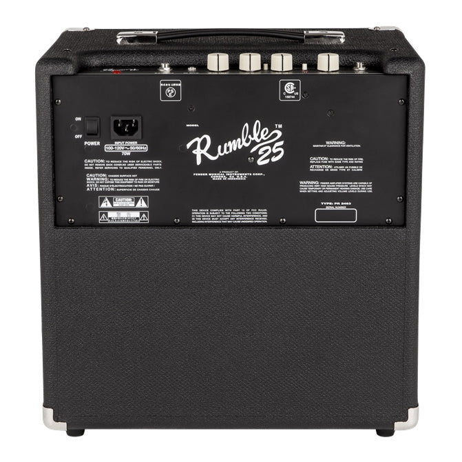 Fender Rumble 25 1x8 V3 Bass Combo Amp - Bananas at Large®