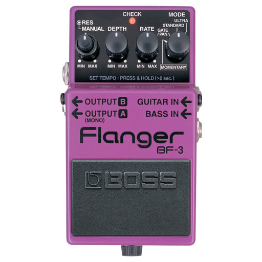 good flanger pedals Boss BF-3 Flanger
