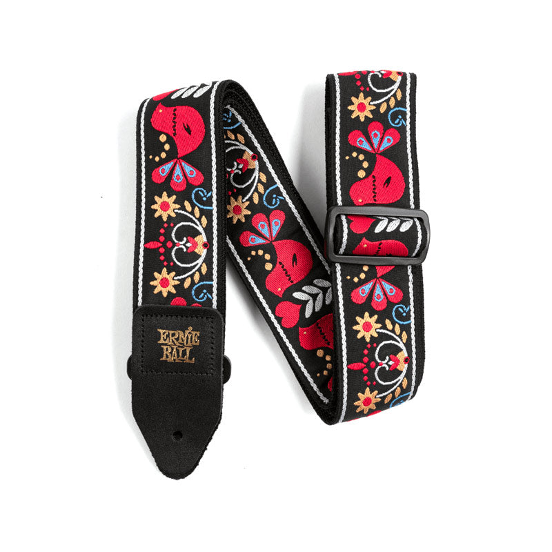 Ernie Ball P04667 Jacquard Design Polypro 2 in. Guitar Strap - Redbird Rising - Bananas at Large®