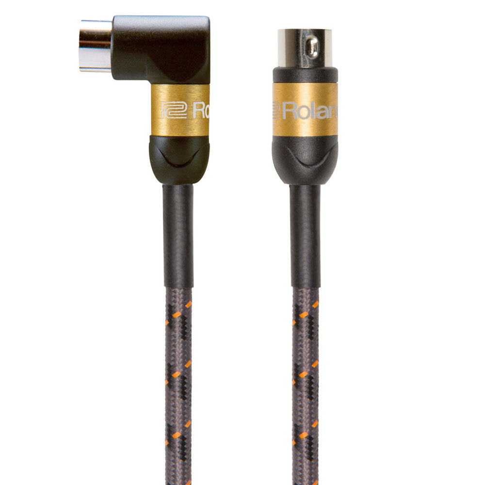 Roland - RMIDI-G5A - 5 ft. / 1.5m MIDI Cable - Right-Angle MIDI to Straight MIDI - Bananas at Large®