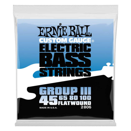 Ernie Ball - 2806 - Electric Bass String Set - Flat Wound Group III 45-100